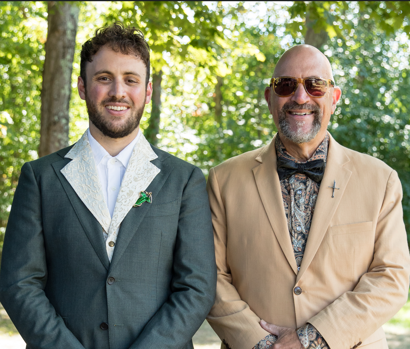 Noah with his father